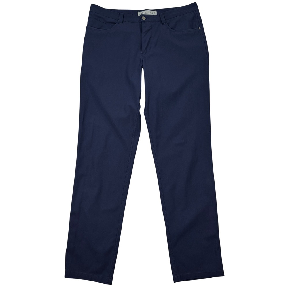 RYE 51 Voyager Collection Mens 34x33 Navy Blue Chino Pants Casual Performance